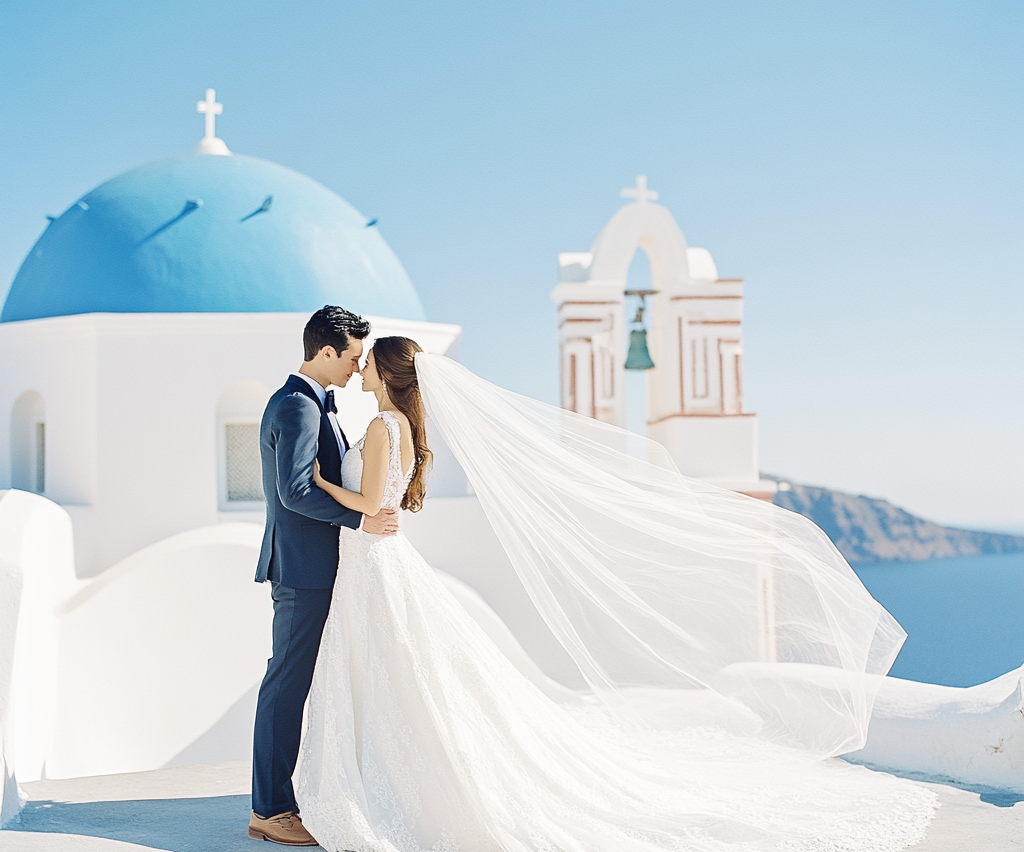 Santorini Wedding Venues with Caldera Views & Cliffside Charm