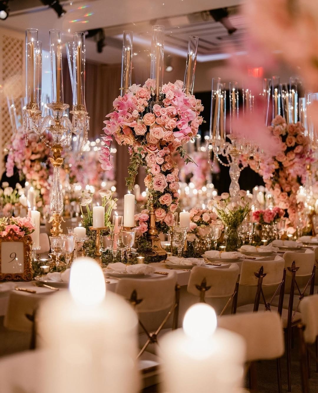 Glasshouse wedding venue in New York City featuring panoramic skyline views, elegant lighting, and a chic modern design for luxury celebrations.